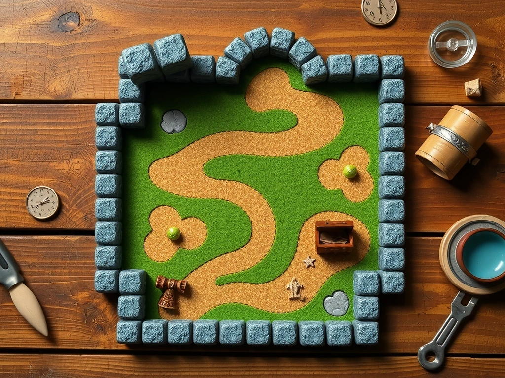 Dungeon Map Illustration